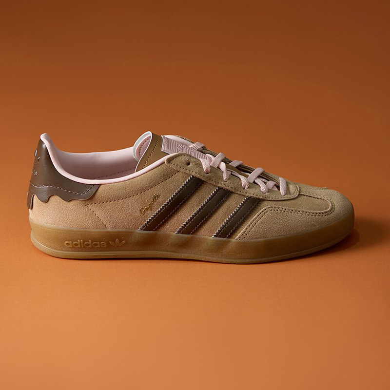 Adidas Shoes Gazelle - Кроссовки Adidas Originals JR8028 бежево-коричневые замшевые