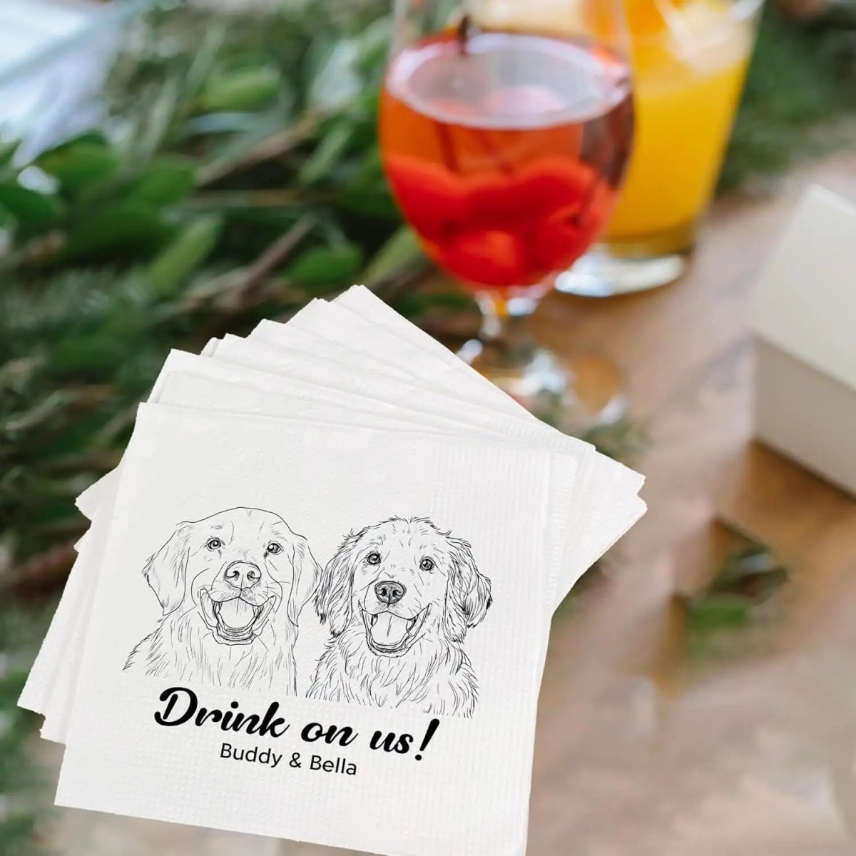 Индивидуальные бумажные салфет – обзор и цена Pet Portrait Custom