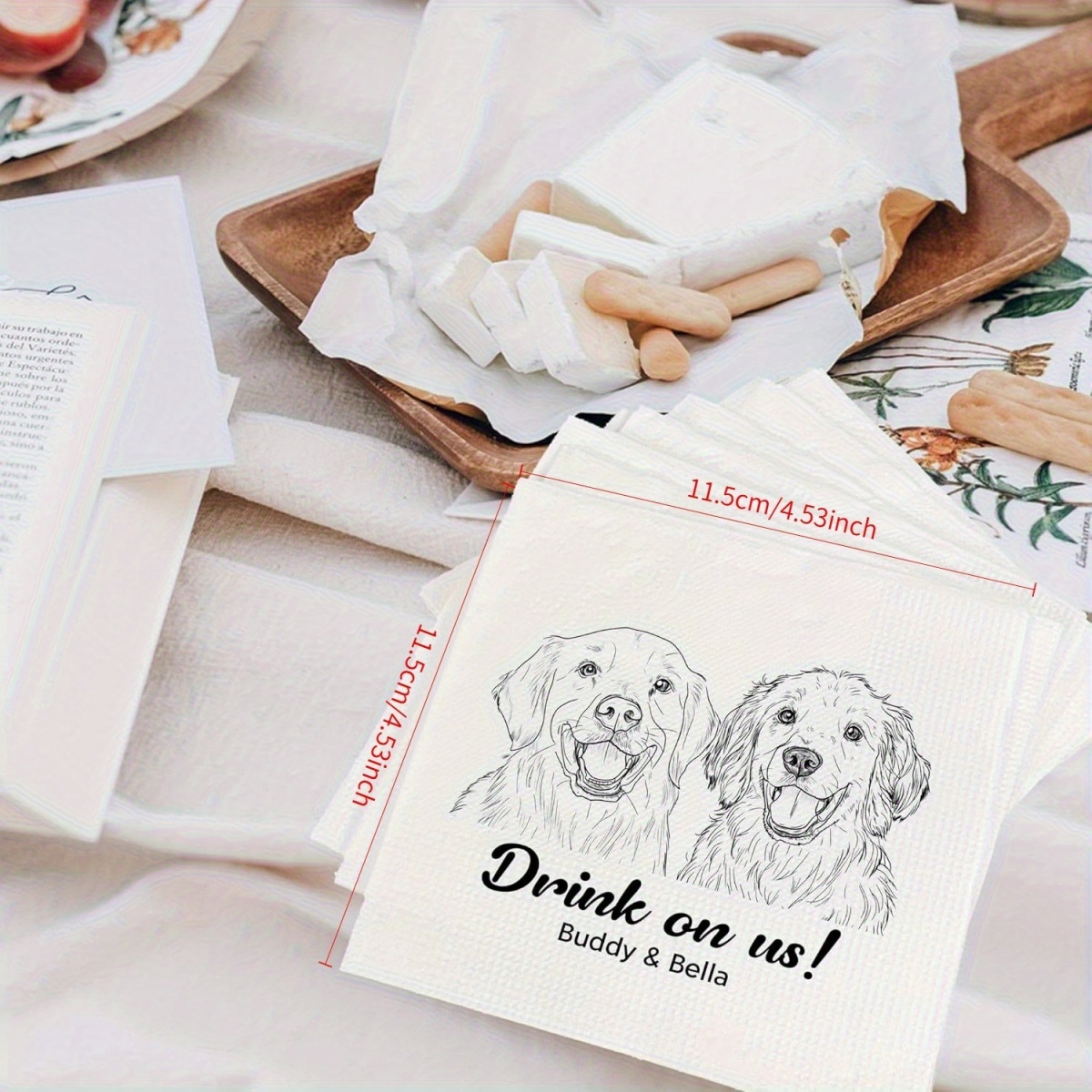 Индивидуальные бумажные салфет – обзор и цена Pet Portrait Custom